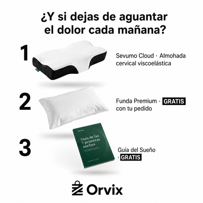 🛏️ Orvix Comfort™ - Almohada Cervical
