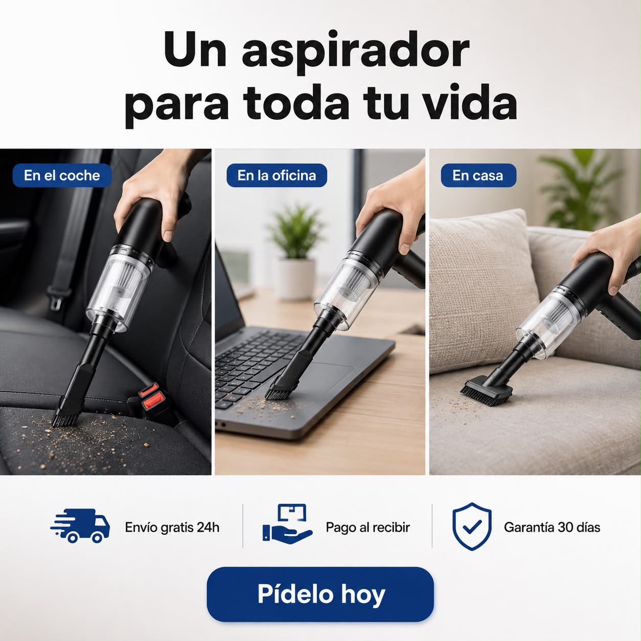 TurboVac™ | Aspirador de Coche Portátil