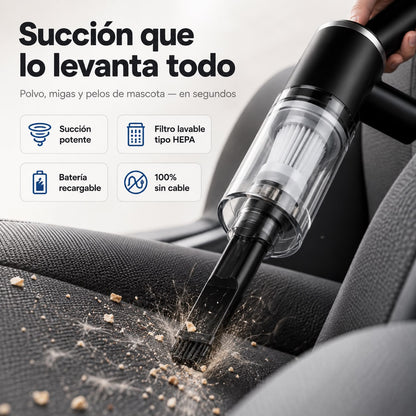TurboVac™ | Aspirador de Coche Portátil