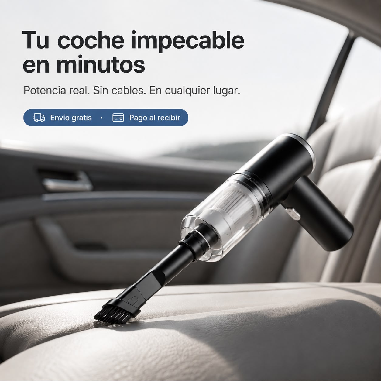 TurboVac™ | Aspirador de Coche Portátil
