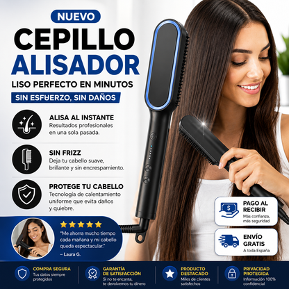 Orvix Liss™ | Cepillo Alisador Profesional 4 Colores ✨