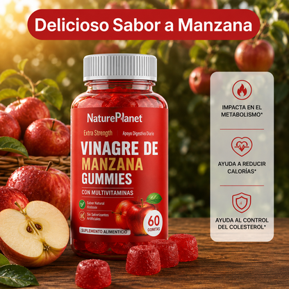 ACETIVA - Gummies de vinagre de manzana 60 unidad